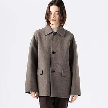 美品　GALERIE VIE ウールカシミヤメルトン　バルカラーショートコート 71jmTwSfy+L._AC_UY350_.jpg